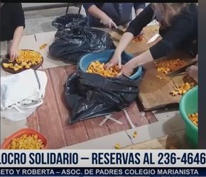 Locro Solidario. Asociación de padres del colegio Marianista