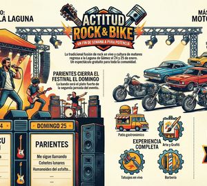 Actitud Rock & Bike: se confirmó la grilla para un fin de semana a puro rock y motor