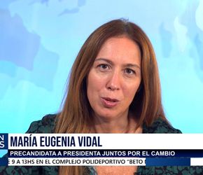 Entrevista a María Eugenia Vidal