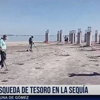 Sequía en la Laguna de Gómez