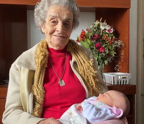 Visitamos a una de las tatarabuelas más jóvenes de Junín