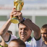 Daniel Pasarella levantó la Copa del Mundo en Junín