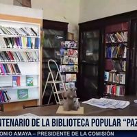 La biblioteca popular Paz y Trabajo cumplió 100 años