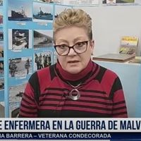 SILVIA BARRERA - VETERANA DE MALVINAS