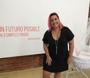 Quedó inaugurada la obra de Natalí Perino