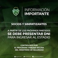 Nuevas medidas en el ingreso a los partidos