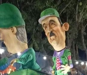 Polémica en los carnavales de Los Toldos por una carroza con simbología nazi