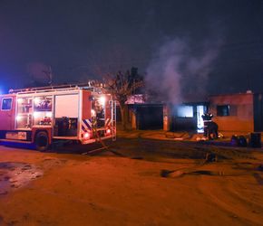 Voraz incendio consumió una vivienda de Junín