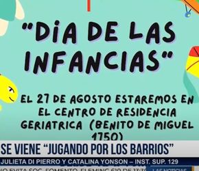 Se viene JUGANDO POR LOS BARRIOS ! @jugandoporlosbarrios Julieta Di Pierro y Catalina Yonson