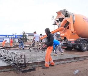 Avanza la pavimentación de la rotonda de Av. Circunvalación