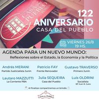 122 ANIVERSARIO DE LA CASA DEL PUEBLO