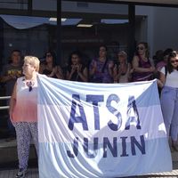 Paro y manifestación del gremio de ATSA