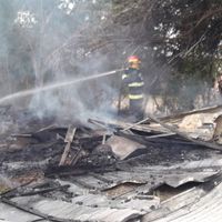 Sequía: se incendió un campo en Saforcada