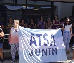 Paro y manifestación del gremio de ATSA