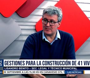 Gestiones para la construcción de 41 viviendas