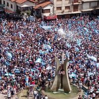 Junín festejó el campeonato mundial de Argentina
