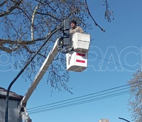 Junín: nuevo semáforo en Alberdi y Uruguay