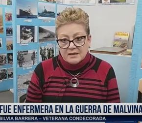 SILVIA BARRERA - VETERANA DE MALVINAS