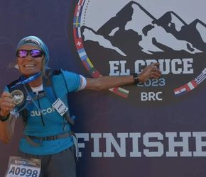 Yolanda Mortigliengo realizó una nueva edición del cruce Columbia