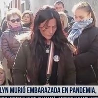 Sentido homenaje a Evelyn, mujer embarazada que fallece en pandemia.